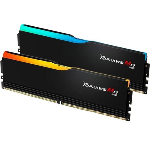 Модуль памяти DIMM DDR5 32Gb, 6000Mhz, 2x16Gb, G.Skill Ripjaws M5 NEO RGB Black (F5-6000J3038F16GX2-RM5NRK)