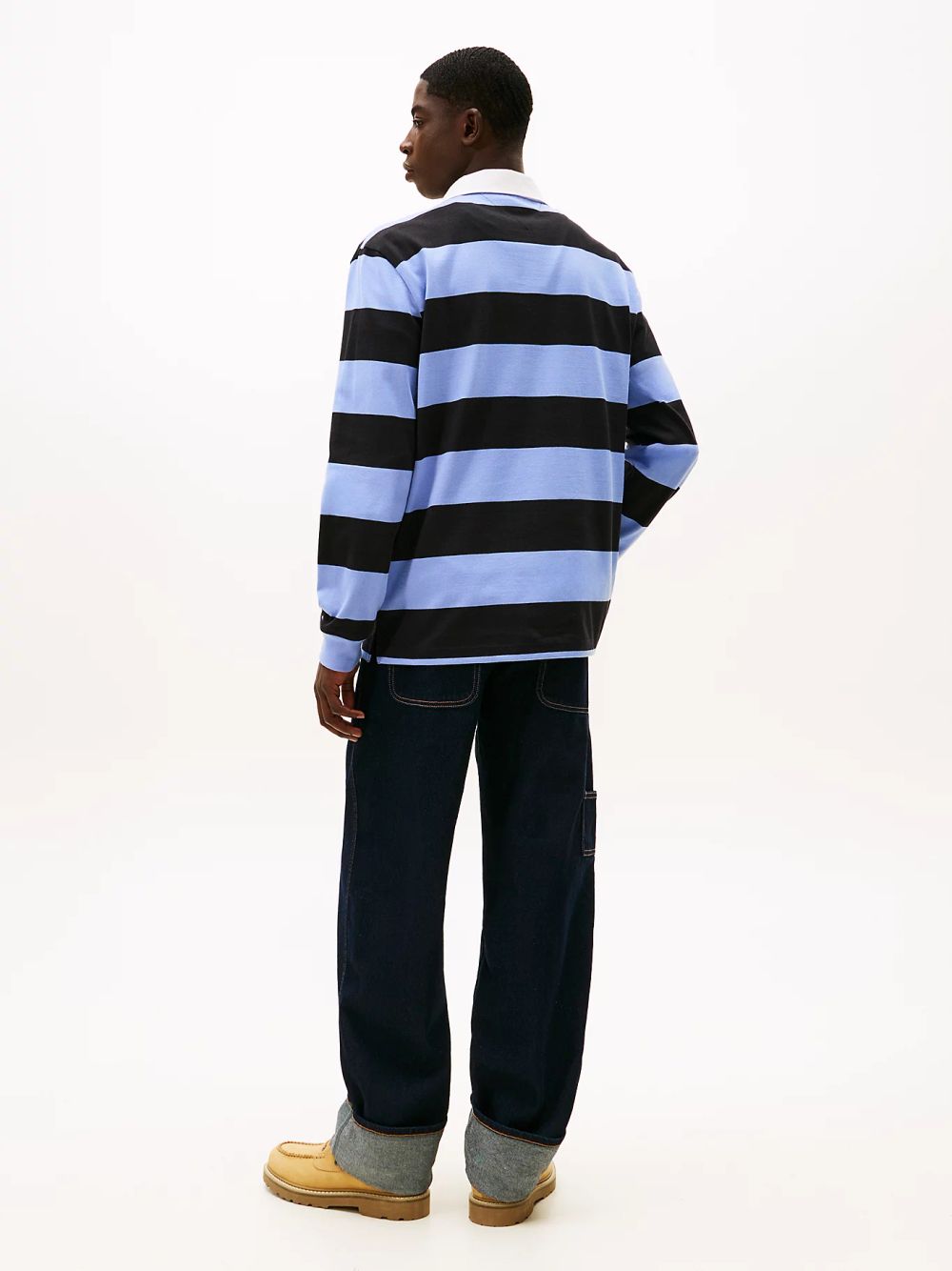 Поло мужское TOMMY JEANS TJM RLX STRIPE GRAPH