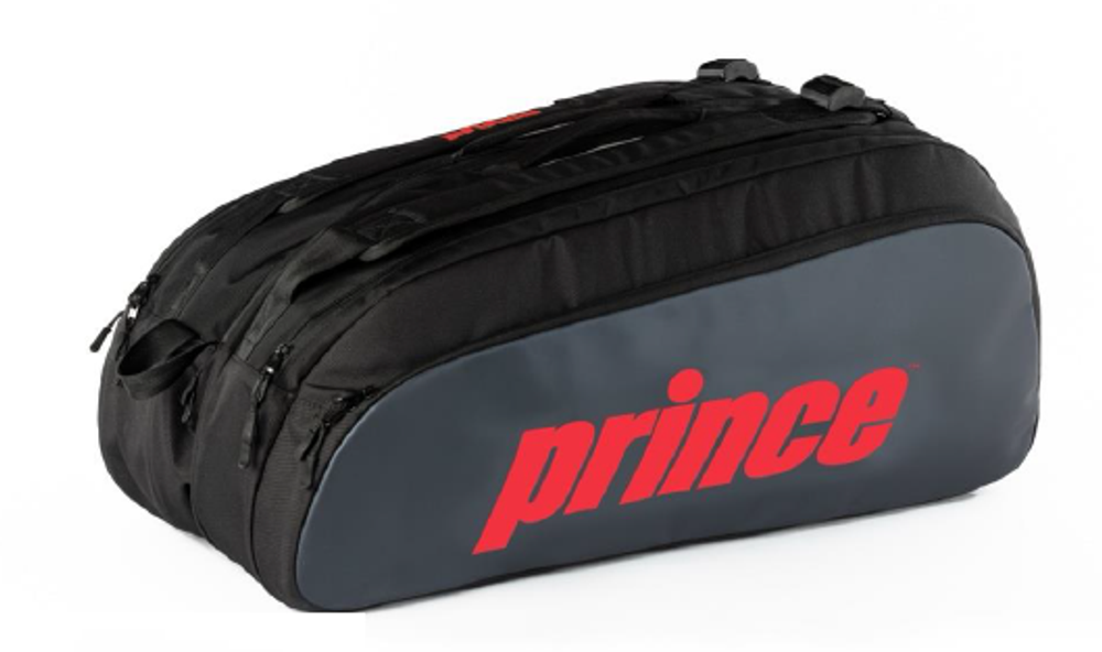 Теннисная сумка Prince TOUR 3 COMP BK/POP RD (6P892025)