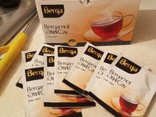 Çay \ Чай \ Tea Berqa Earl Grey qara çay 24 ədəd (paket)