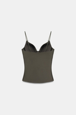 ТОП-БЮСТЬЕ ИЗ СМЕСОВОГО ПОЛИАМИДА — ZARA