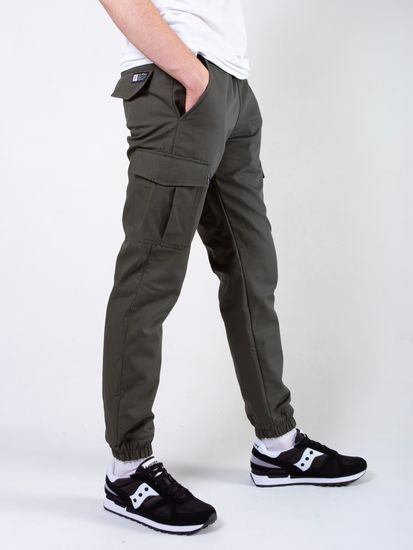 Брюки COOL PENGUIN Jogger Fleece Canvas (Темн.оливковый)