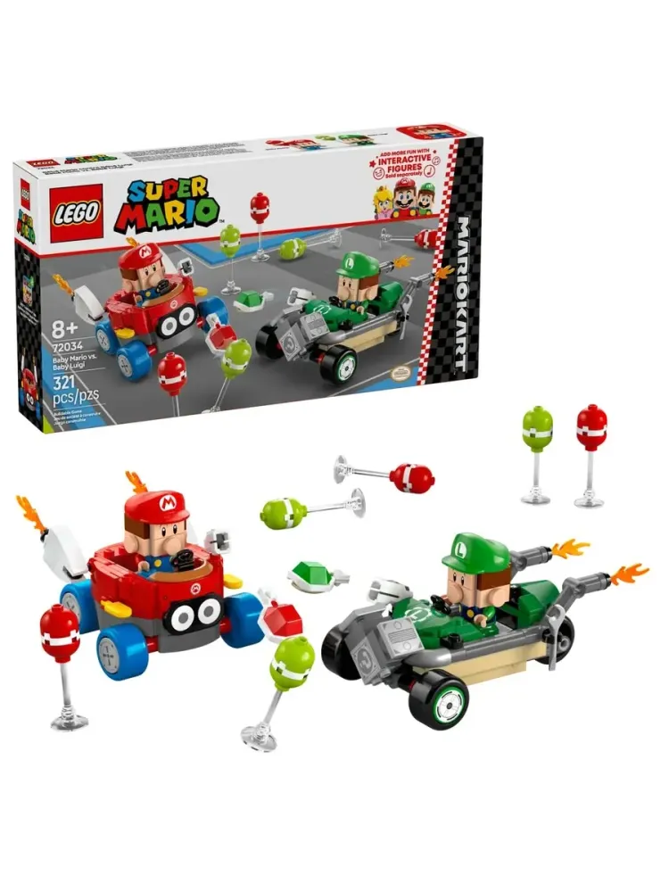Конструктор Super Mario 72034 Малыш Марио против Луиджи