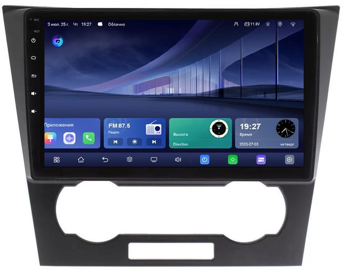 Магнитола для Chevrolet Captiva 2006-2011 - Kuberg QLed, Android 14, TS105, Быстрейшая, CarPlay, SIM-слот