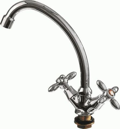 смеситель кухня LEDEME керамика  гайка  L5927