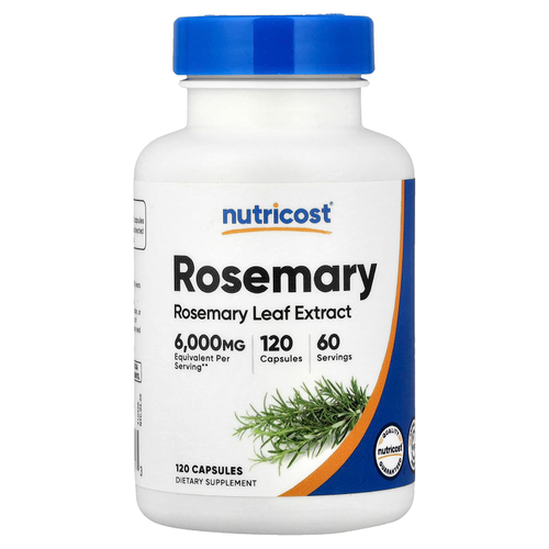 Nutricost, розмарин, 120 капсул (150 мг в 1 капсуле)