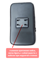 Держатель для телефона скутер под зеркало (ХL (100х180мм))