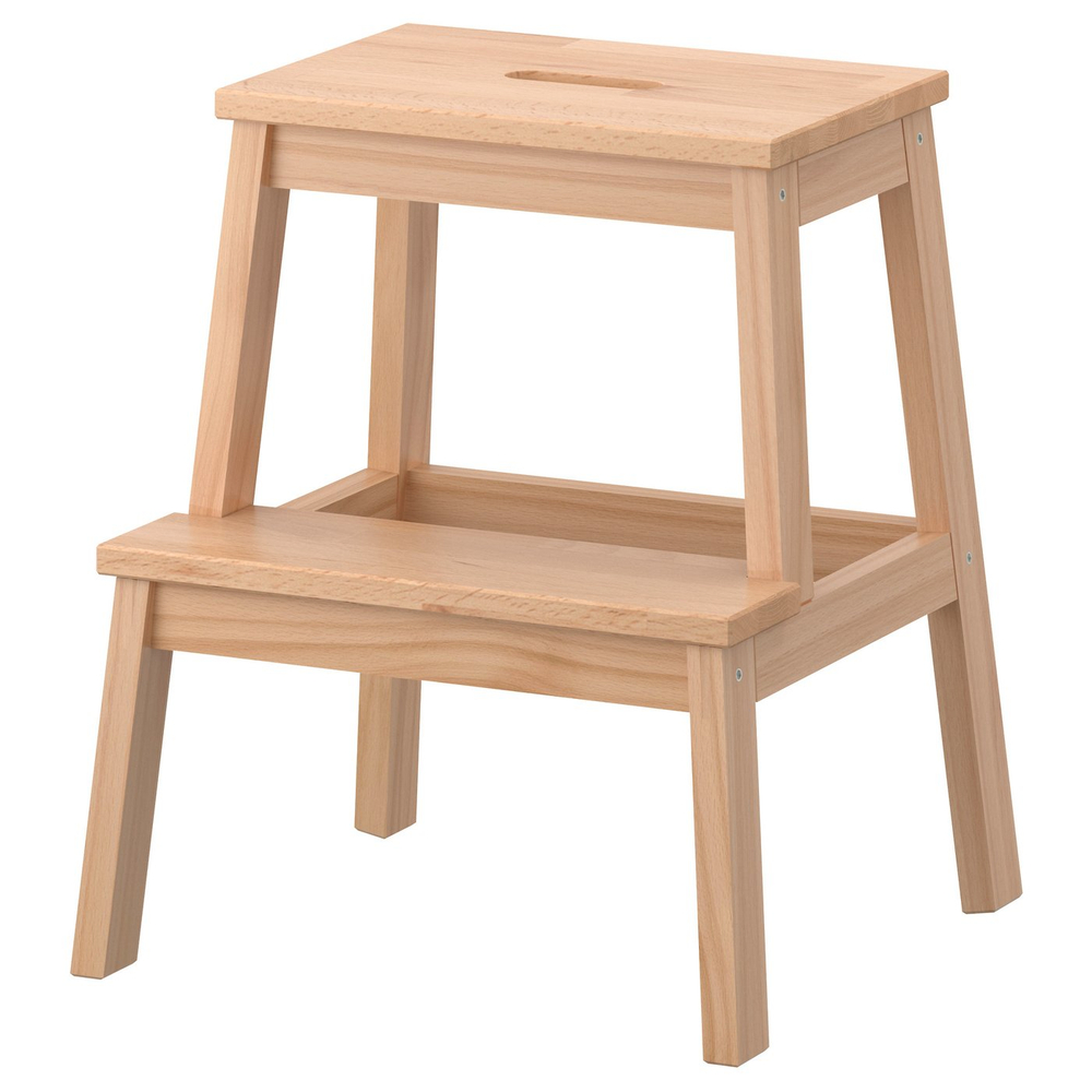 IKEA BEKVÄM  (ИКЕА БЕКВЭМ)  -  Табурет-стремянка - бук 50 см
