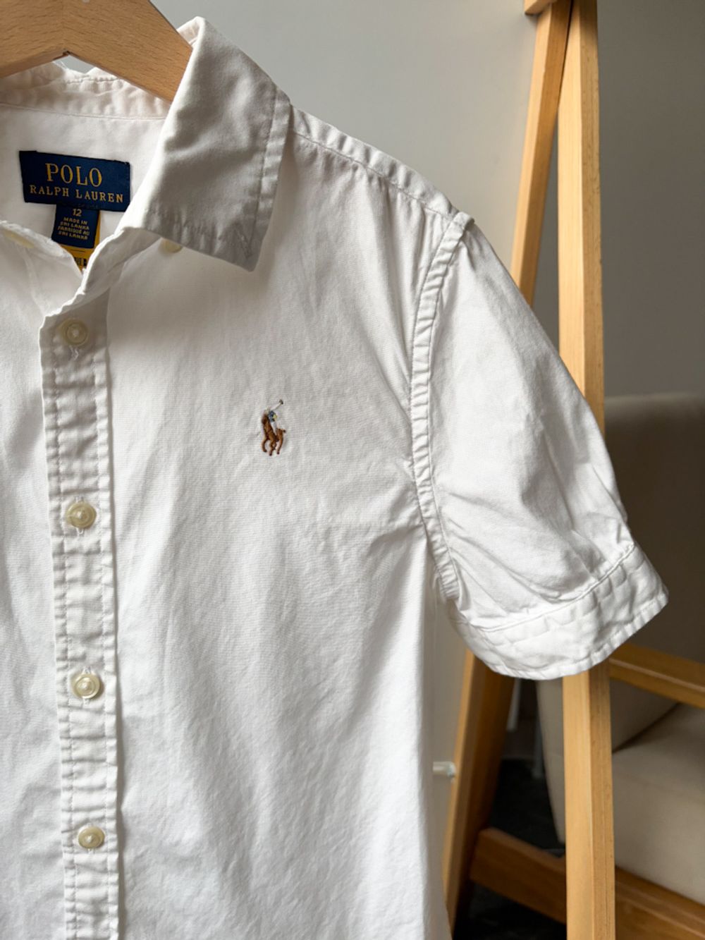 Хлопковая рубашка Polo Ralph Lauren, 152