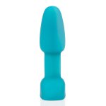 Голубая анальная премиум-пробка с римминг эффектом b-Vibe Rimming Petite BV-006-TL