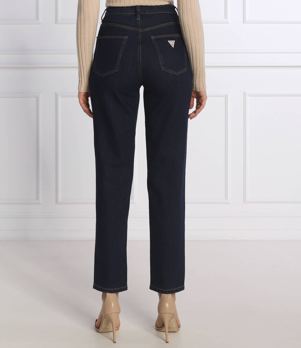 джинсы mom jean GUESS - темно-синий(W2YA21 D4NH4)