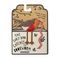 Əlfəcin \ Закладки \ Bookmark The Early Bird Bookmark - Robin