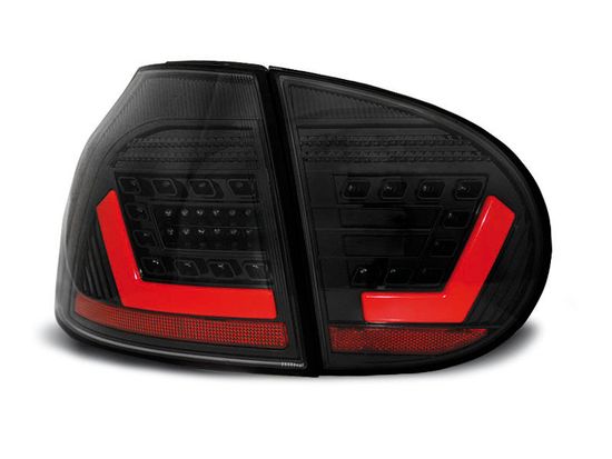 Задние фонари VW Golf 5 black led bar