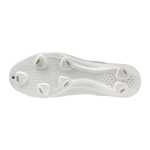 Mizuno Comfortable Round Toe Low Top Upper Height Baseball Shoes Unisex Wide Fit White