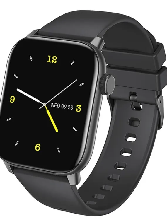 Смарт-часы Hoco Y3, 1.69", 240x285, IP68, BT5.0, 220 мАч, будильник, шагомер, черные