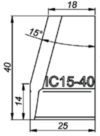 Резец к PRO-5 PB для внешней фаски 30°, 34 мм, арт. NOZ-000032