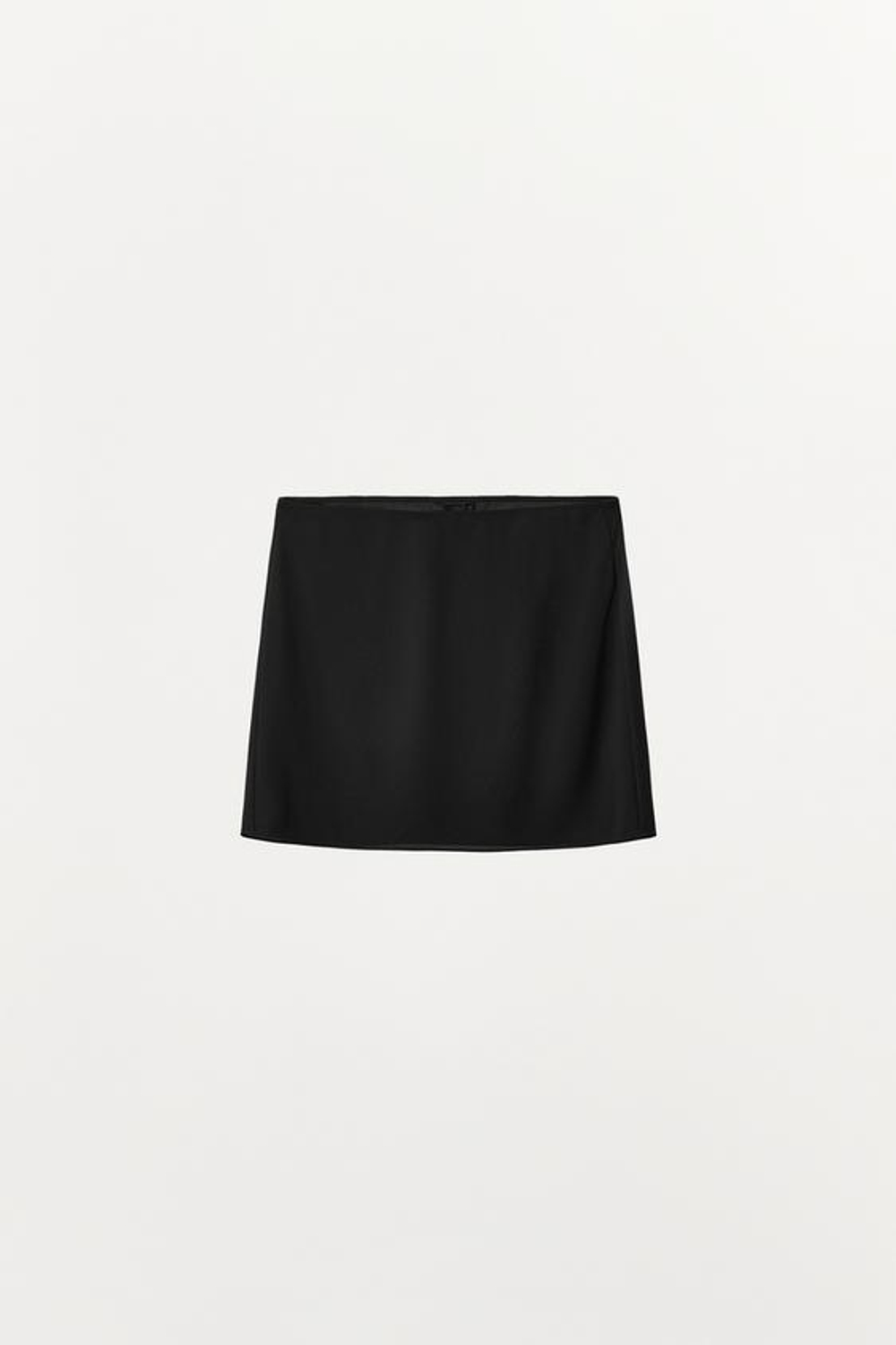 ZARA МИНИ-ЮБКА-ЧЕХОЛ, ЧЕРНЫЙ