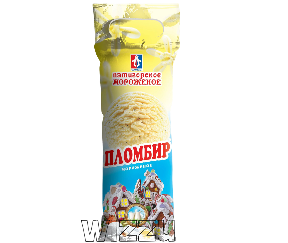 Мороженое Пятигорское Пломбир ванильный 1кг