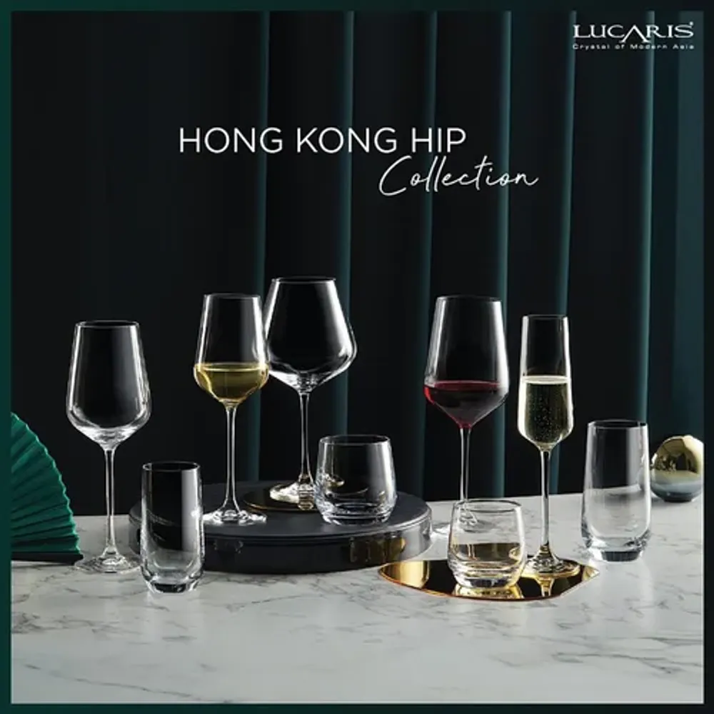 Бокал для вина 545 мл хр. стекло Cabernet "Hongkong Hip" d 9 см h26,3 см Lucaris [6]
