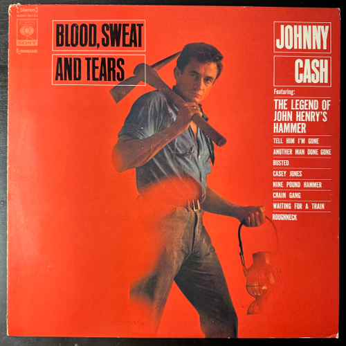 Johnny Cash ‎– Blood, Sweat And Tears (Япония 1973г.) Promo