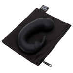 Черный компактный вибратор 11,5см для стимуляции клитора и точки G Fifty Shades of Grey Sensation Rechargeable G-Spot Rabbit Vibrator Silicone Black