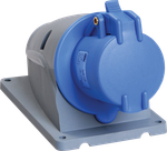 IEK Розетка стационарная ССИ-113 16А-6ч/200-250В 2Р+РЕ IP44 MAGNUM