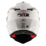 Шлем AXOR X-CROSS DUAL VISOR SC, с визором, цвет белый (S)