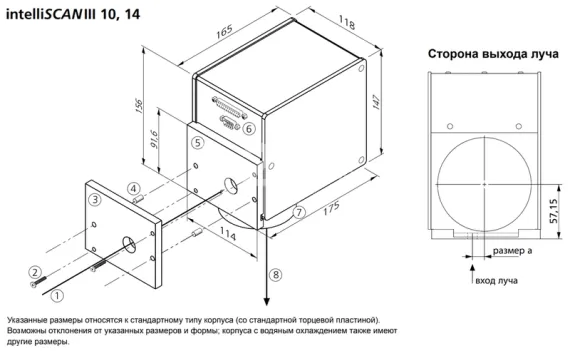 Сканирующая 2D головка SCANLAB intelliSCAN III 20