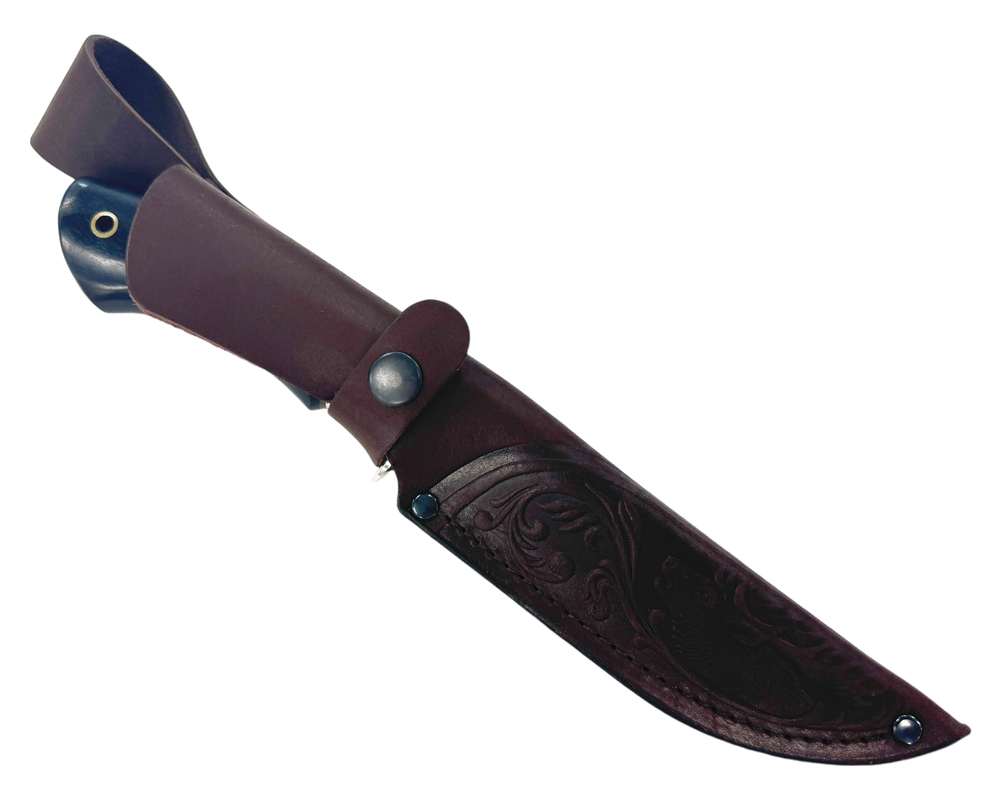 Нож Ладья, Bohler N690, граб, карельская берёза
