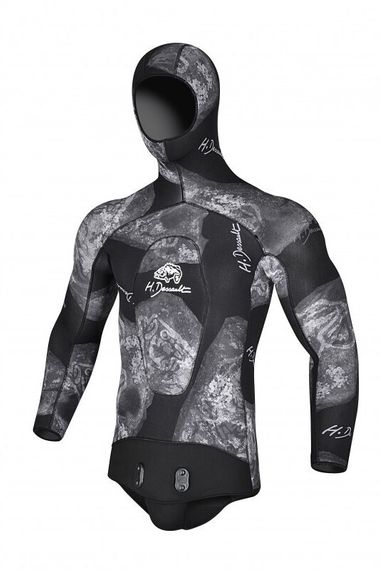 Куртка гидрокостюма H.Dessault (C4 Carbon) Black Side 5 мм