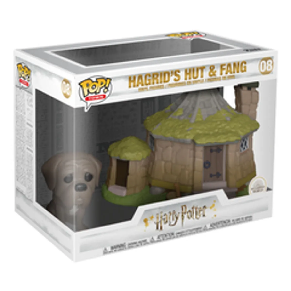 Фигурка Funko POP! Harry Potter: Hagrid's Hut & Fang (08)