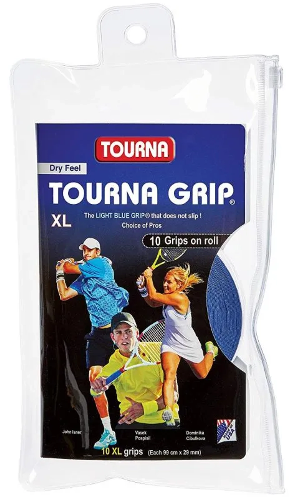 Теннисные намотки Tourna Grip XL Dry Feel 10P