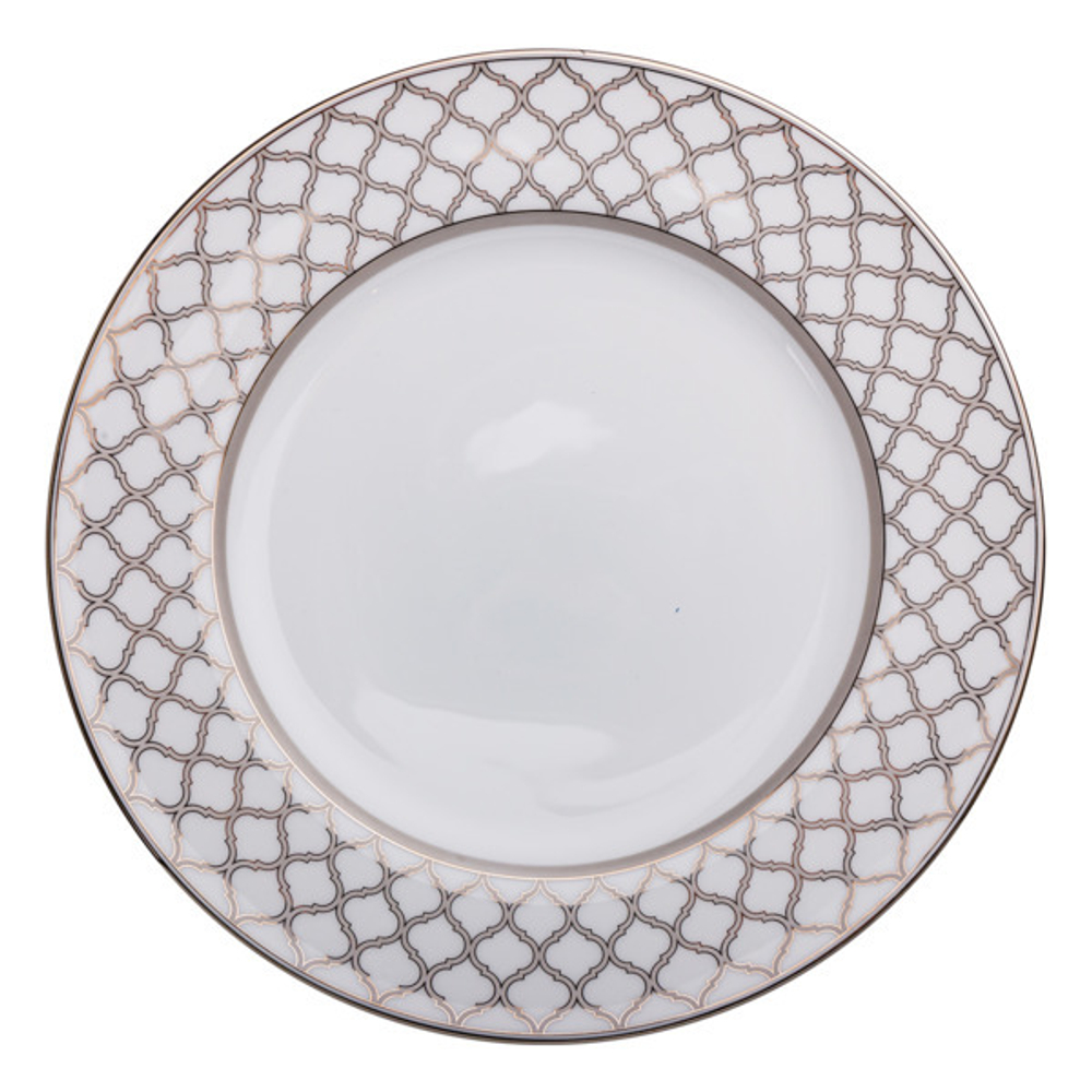 Тарелка обеденная 27см Noritake Царский дворец с платиновым кантом