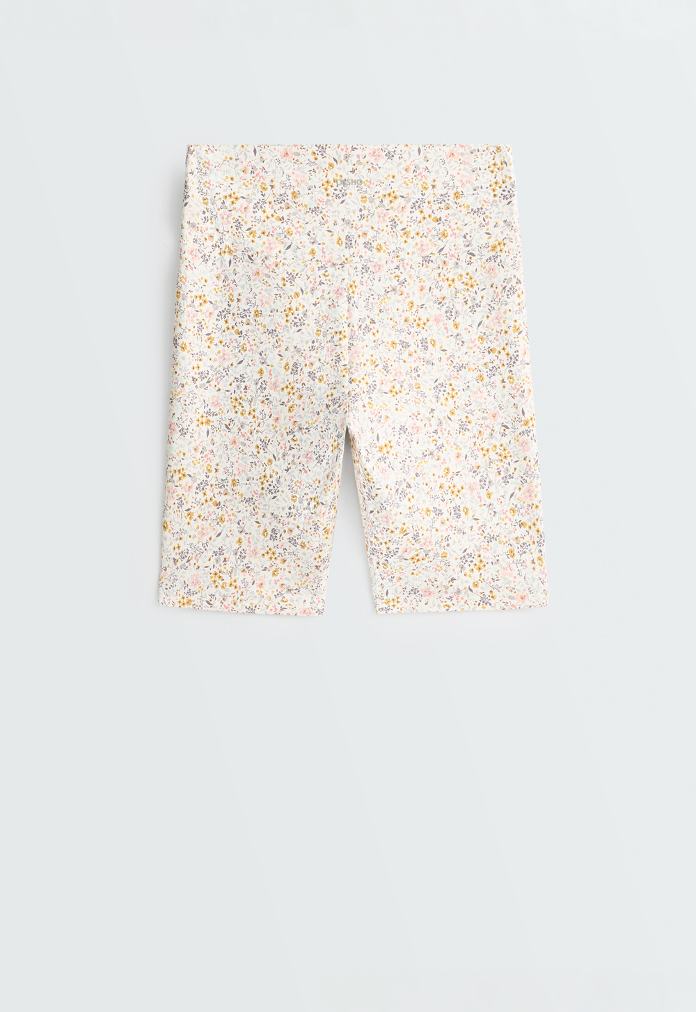OYSHO Велосипедки Comfortlux 20 см, цветочный принт, светлый экрю