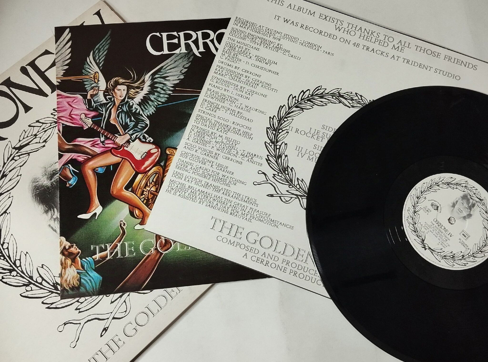 Винтажная виниловая пластинка LP Cerrone IV The Golden Touch (France 1978)