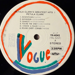 Petula Clark ‎– Petula Clark's Greatest Hits 1 (Япония)