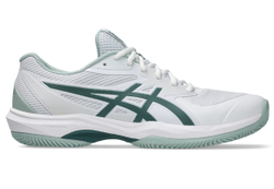Мужские теннисные кроссовки Asics Game FF Clay/OC - white/dark neptune