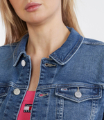 Джинсовая куртка VIVIANNE Tommy Jeans - голубой(DW0DW17213)