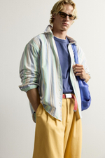 РУБАШКА ОКСВОРД В ПОЛОСКУ FRUIT OF THE LOOM™ — ZARA