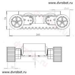 Платформа Rover 5 (4 WD)