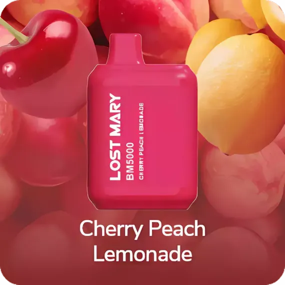 Lost Mary BM5000 - Cherry Peach Lemonade (5% nic)