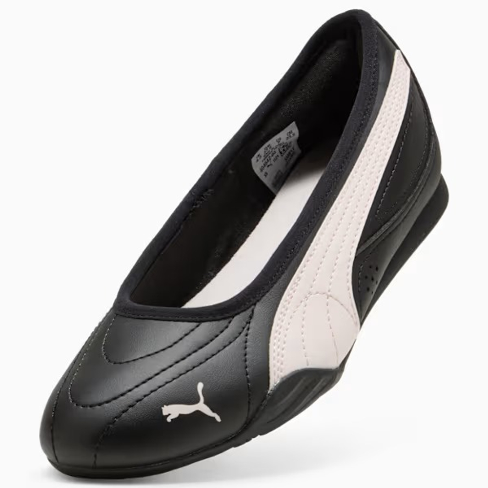 PUMA Кроссовки-балетки Catch, черный/розовый