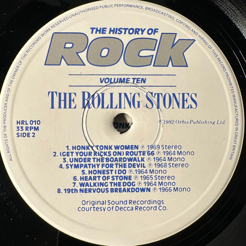The History Of Rock 10 (Англия 1982г.)