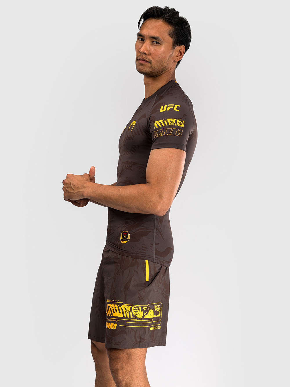 Рашгард UFC Fusion by Venum Fight Week Dark Brown S/S