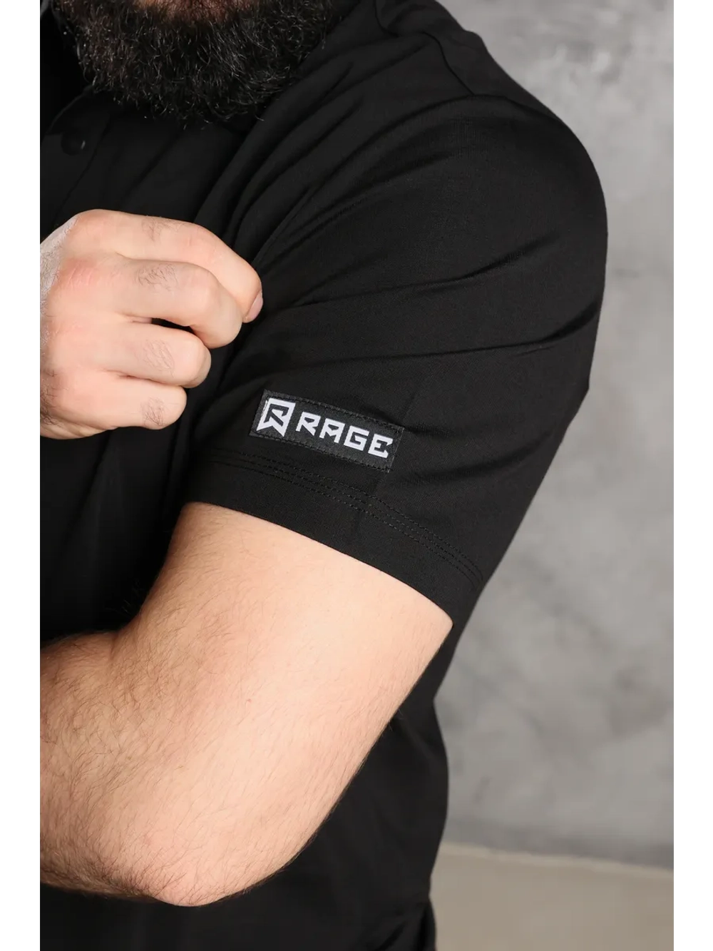 Поло Rage black арт.: HY25698