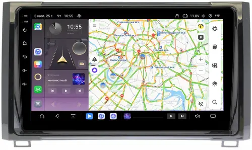 Магнитола для Toyota Tundra 2 2013-2022 - Kuberg QLed, Android 13, Быстрейшая, CarPlay, SIM-слот