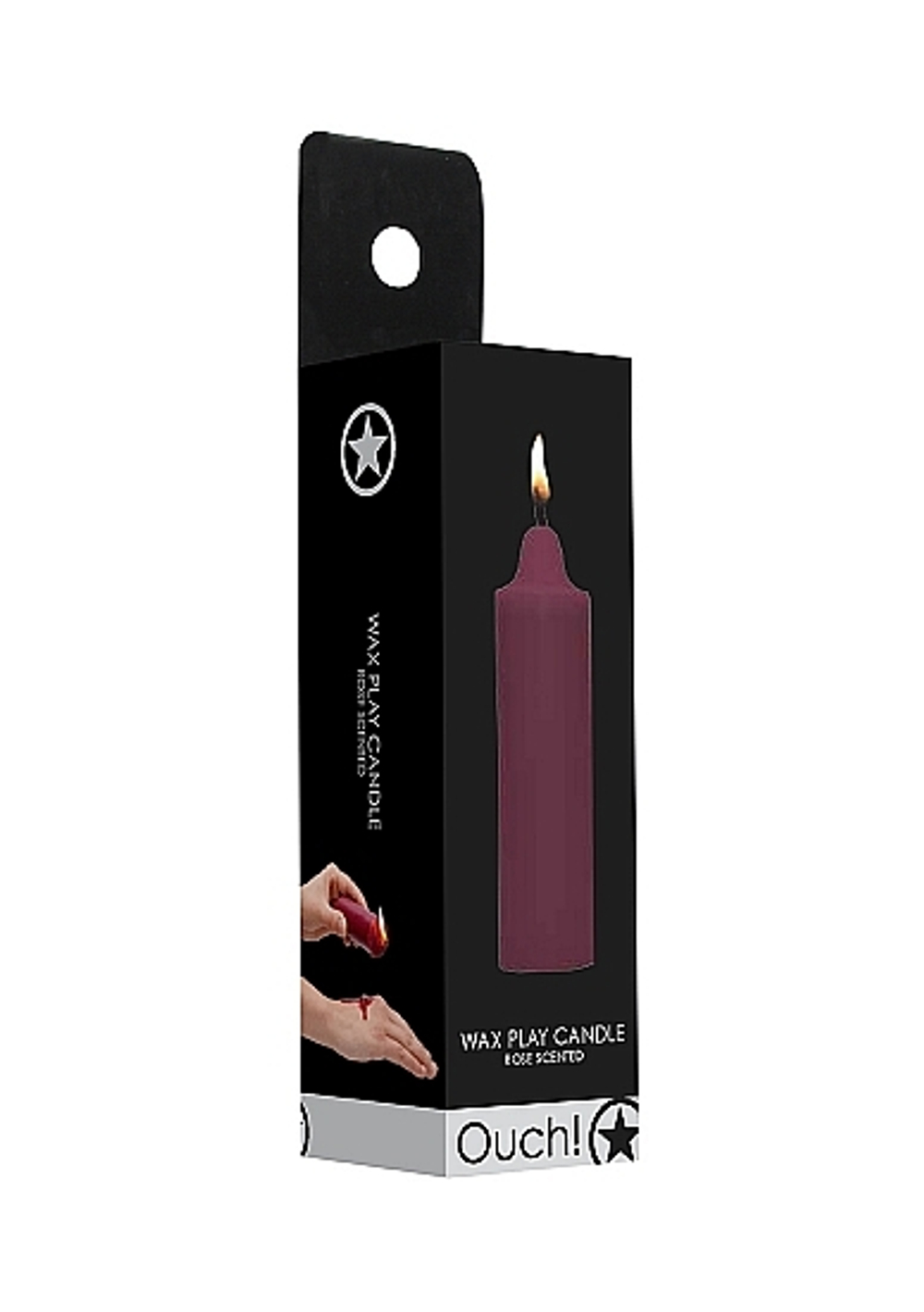 Восковая BDSM-свеча Wax Play с ароматом розы