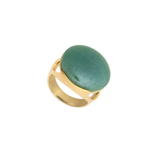 Кольцо Possebon Pearl Green Quartz 17.2 мм K1977.16/17.2 G/G размер 17,2