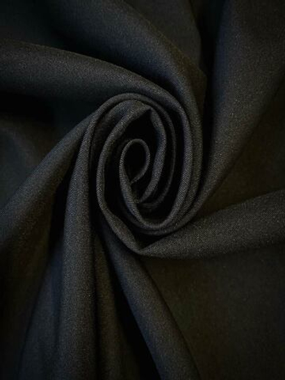 Габардин черный BLACK