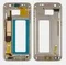 Средняя часть корпуса для Samsung Galaxy S7 Edge с кнопками и шлейфами (SM-G935F) Серебряная